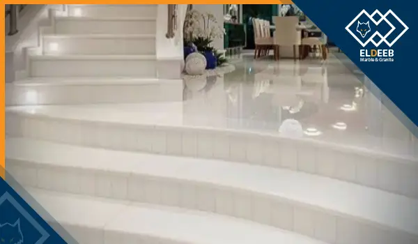 تشطيب رخام,انواع تشطيب الرخام,تشطيب سلالم رخام
