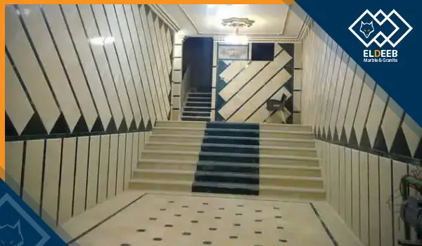 تشطيب رخام,انواع تشطيب الرخام,تشطيب سلالم رخام
