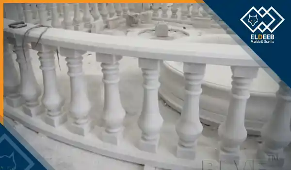 درابزين رخام,درابزين سلالم رخام,درابزين سلم رخام